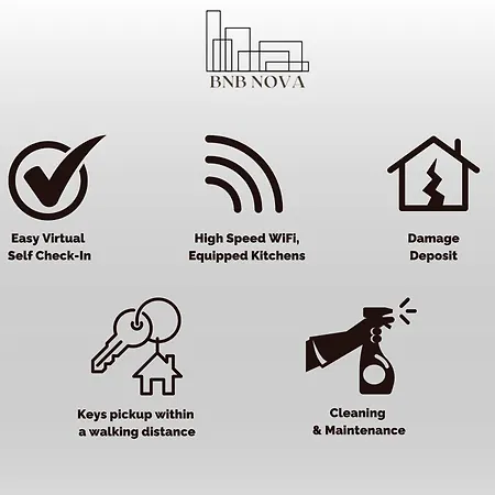 דירה Bnbnova - Le Louvre & Rivoli - 1br