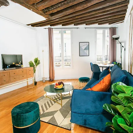 דירה Bnbnova - Le Louvre & Rivoli - 1br פריז